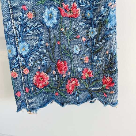 Driftwood Candace Embroidered Jeans 28/25 - Picture 9 of 11